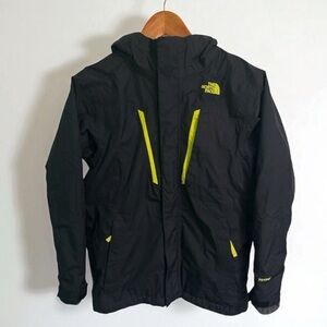 The North Face Kids Black and Yellow Raincoat/Spring Jacket